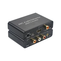 192khz arc audio adapter hdmi audio extractor digital to analog audio converter dac spdif coaxial rca 3 5mm jack output