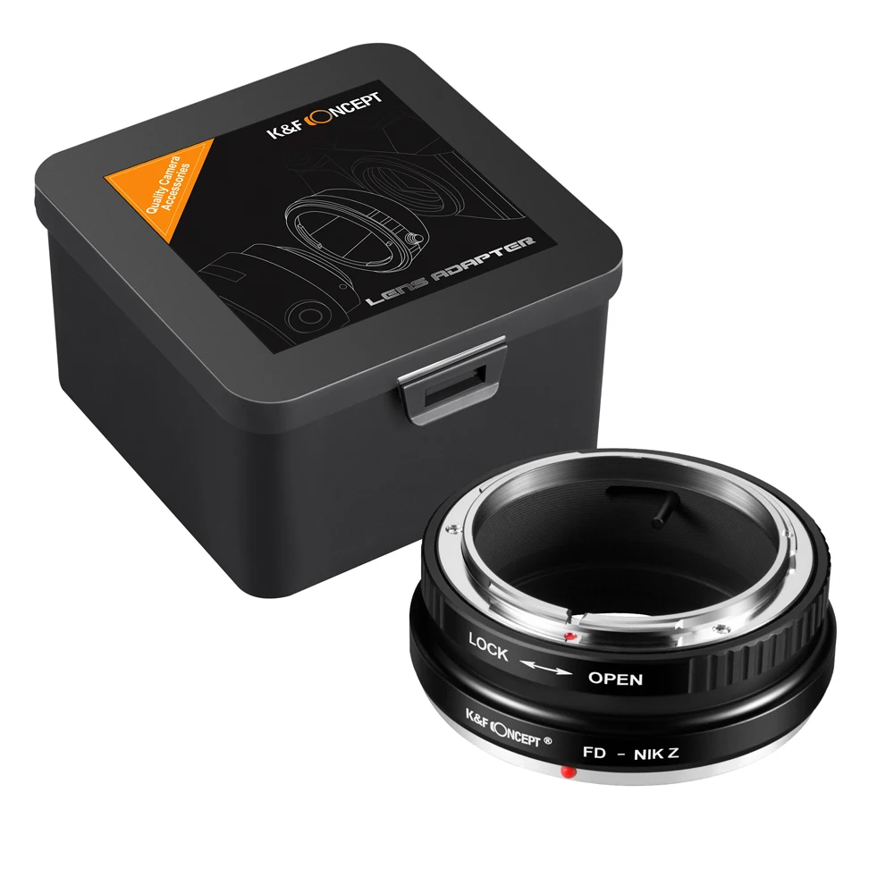 K&ampF Concept Lens Mount Adapter for Canon FD FL to Nikon Z6 Z7 Camera | Электроника