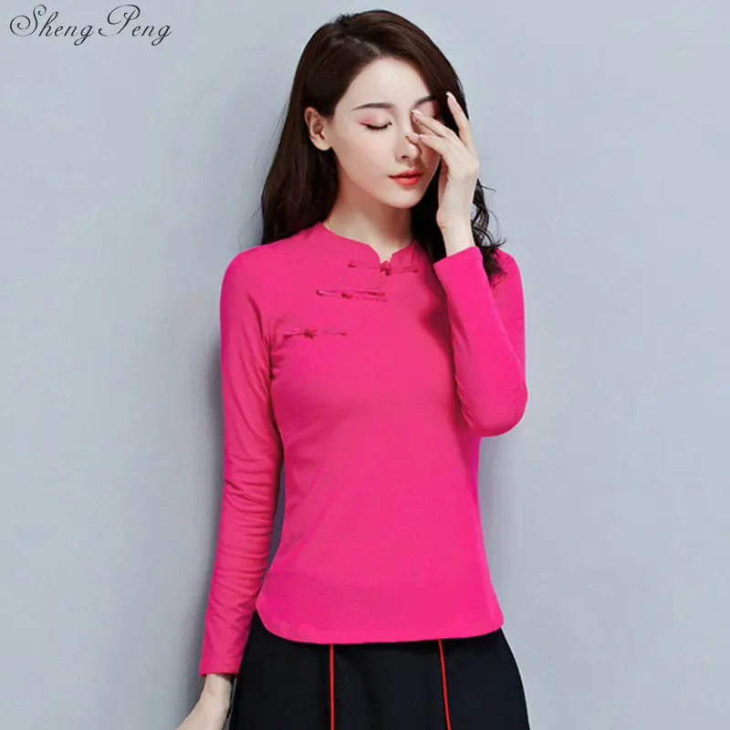 Новинка 2019 элегантная винтажная Женская Китайская традиционная хлопковая