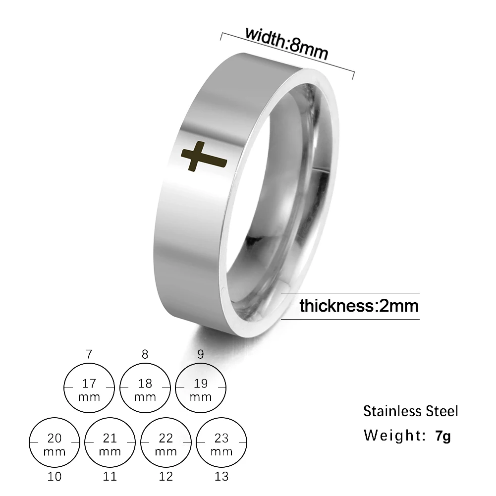 

Unift Vintage Hollow Cross Ring for Women Men Bague Amulet Anillos Punk Finger Best Gift for Dating Party BFF Jewelry Wicca