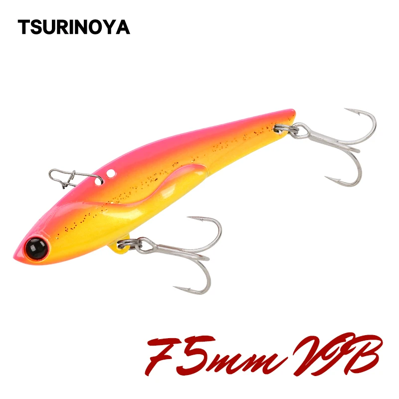 TSURINOYA металлическая вибрационная жесткая рыболовная приманка DW38-B Приманка VIB для