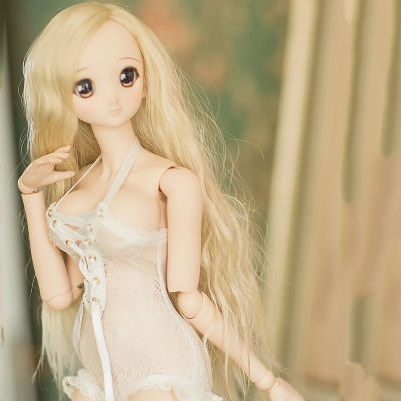 

Allaosify Bjd/Dd/Msd1/3 1/4 Doll Sexy Lace Transparent Jumpsuit Lace Jumpsuit