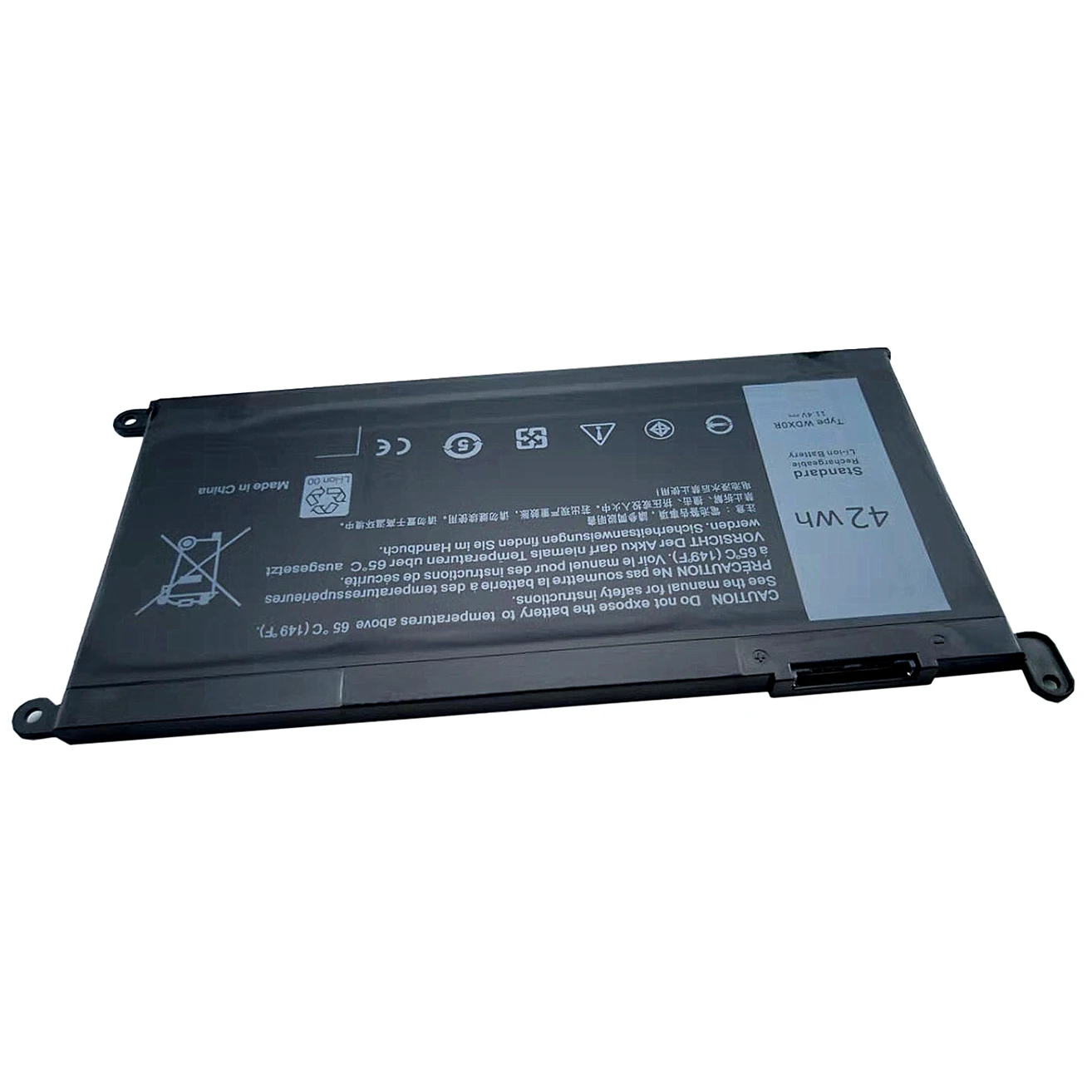 Аккумулятор для ноутбука Dell WDXOR Inspiron 13 5000 5368 5378 14 7368 7000 7560 7460 5567 T2JX4 3CRH3 42wh |