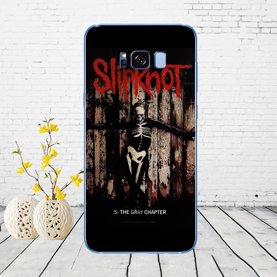 277DD Лидер продаж Slipknot рок Мягкий силиконовый чехол для Samsung Galaxy S6 S7 край S8 S9 S10 плюс A70 A50 чехол