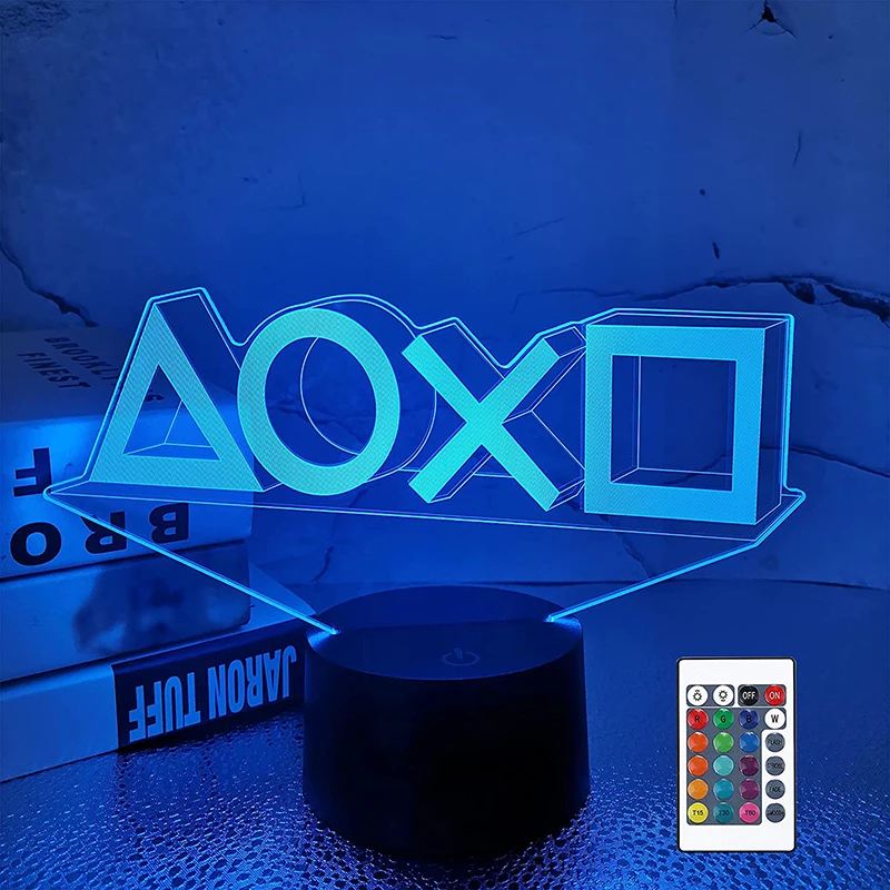 Игровой ночник 3D настольная лампа для комнаты декоративное освещение стола