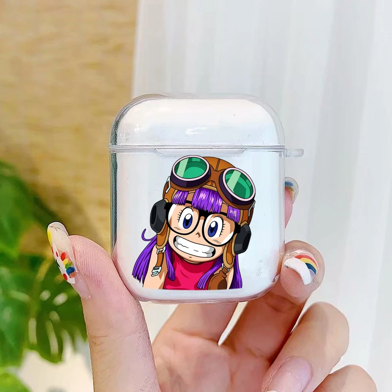 Мягкий чехол Dr slump - Arale с милым японским аниме для Airpods 1 2 беспроводных Bluetooth