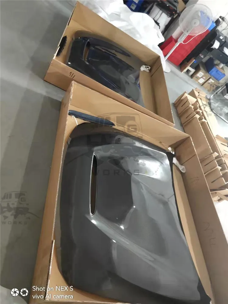 GTS капот из углеродного волокна подходит для M2 F87 к GTS стиль двухсторонний капот из углеродного волокна