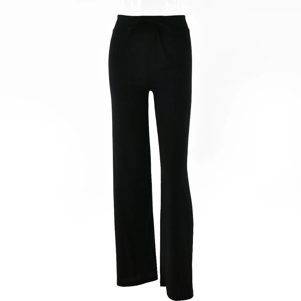 

2021 New Women's Street Hipster Casual Loose High Waist Strap Wide Leg Pants