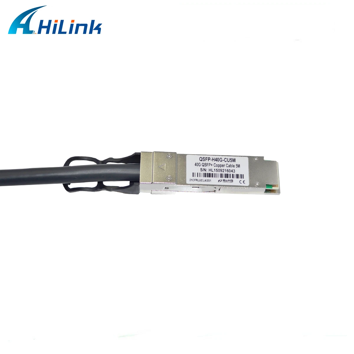 Кабель Hilinktech 40G QSFP длиной 1 м фоторазрядный 30AWG кабель прямого прикрепления из