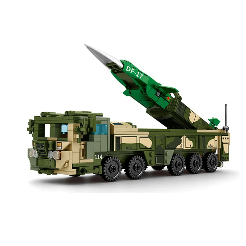 

856 шт., Детский конструктор «бронированная Ракета»