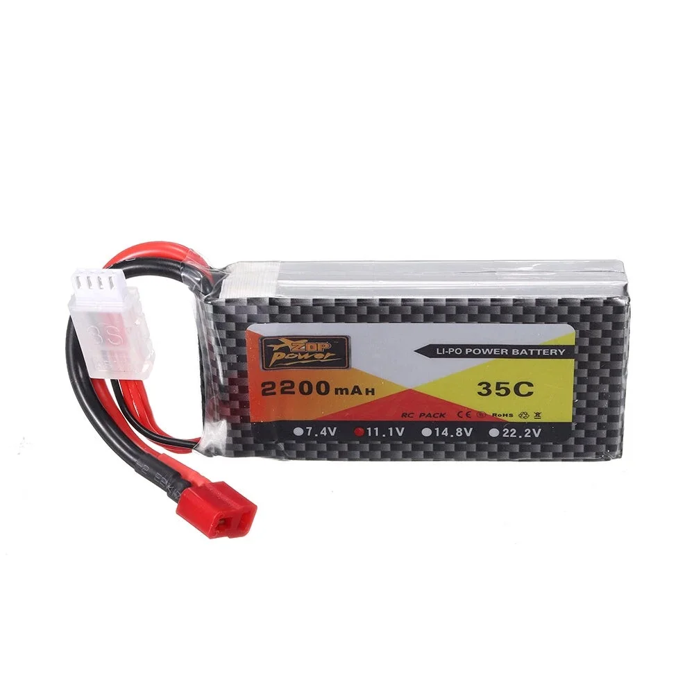 ZOP Power 7 4 V/11 1 V/14 8 V/22 2 V 2200mAh 35C 3S Lipo батарея T Plug для моделей RC|Зарядные устройства| |