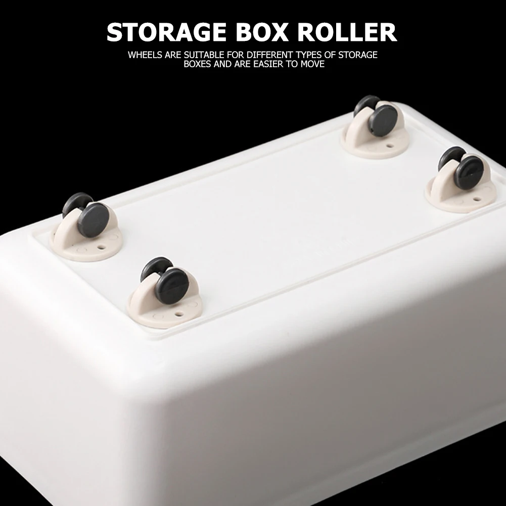 4 шт. клейкий шкив коробка для хранения мусорный бак самоклеющийся поворотный дом