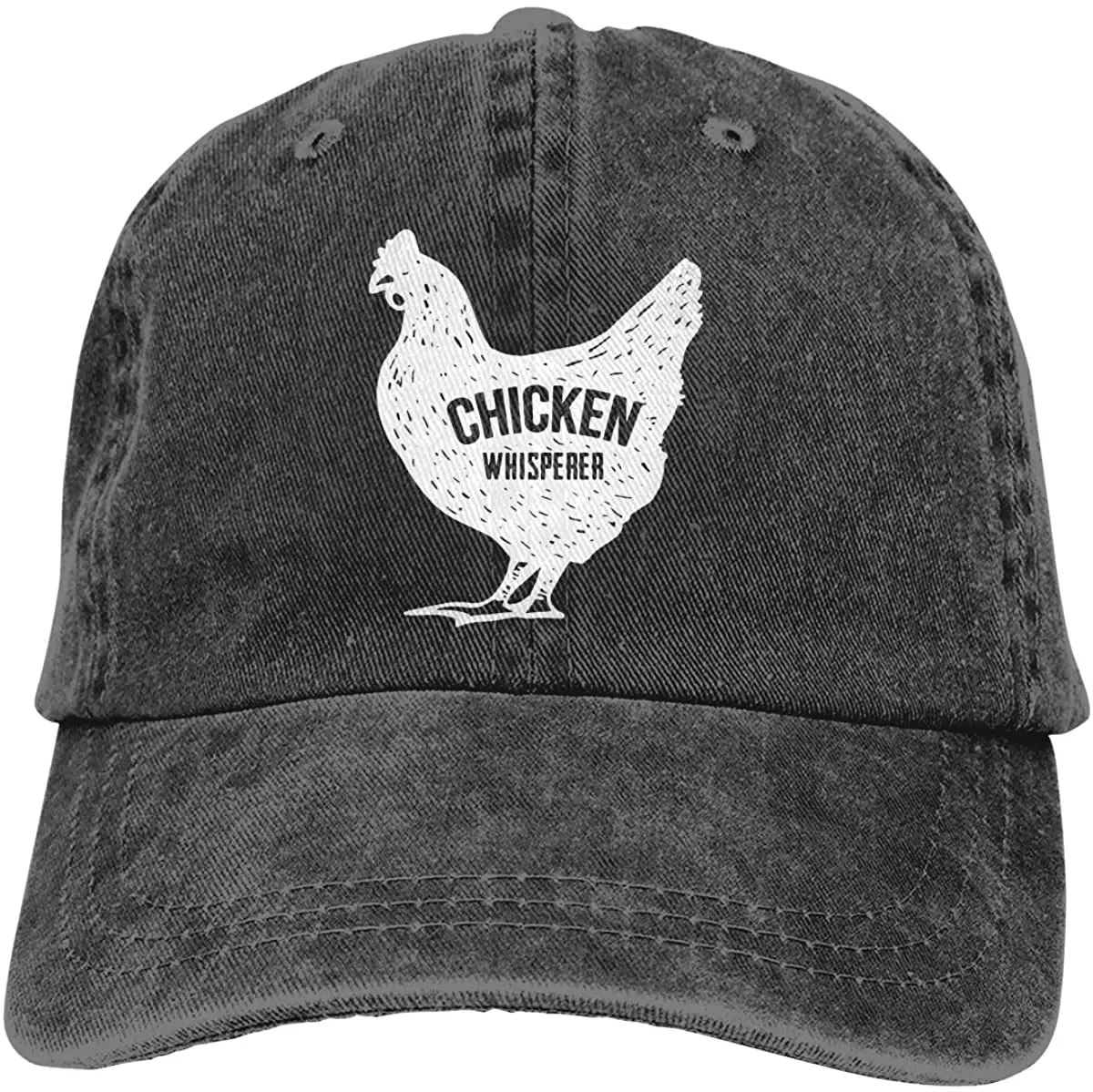 

Кепка для мужчин и женщин, Модная хлопковая бейсболка из денима с цыплятами, регулируемая, в стиле хип-хоп