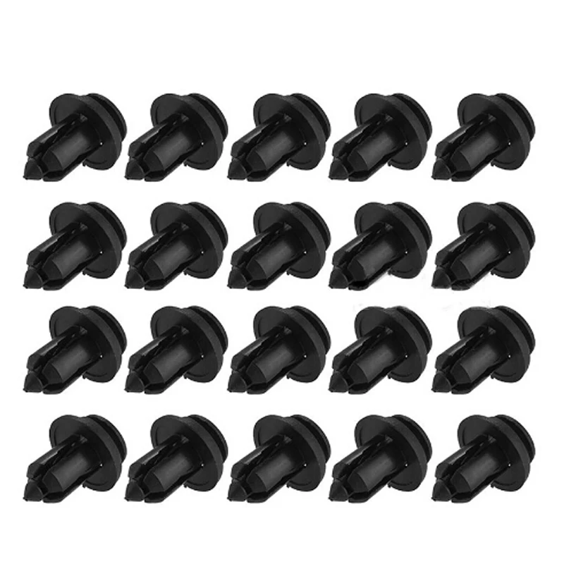 

Car Bumper Fasteners 50pcs Plastic Buckle Expansion Screw Push-Through Core Nail Clip Car Supplies
