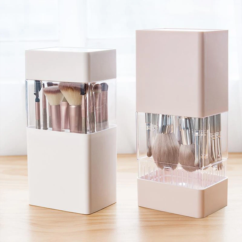 

Cosmetic Eyebrow Pencil Display Storage Desktop Lipstick Makeup Brush Makeup Organizer Boxes Hold 12 Eyebrow Pencils for Drying