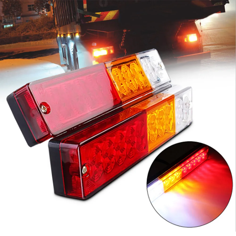 

Reverse Rear Tail Lights Stop Tail Replacement Turn 12V / 24V 2pcs/kit