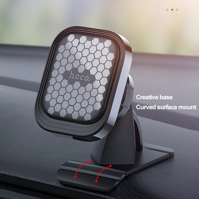 Автомобильный держатель HOCO для телефона магнитный с поворотом на 360 градусов iPhone