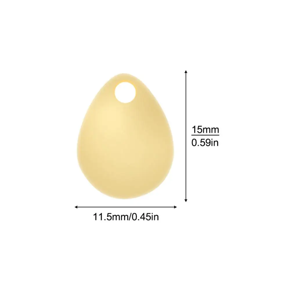 50 шт. металлическая рыболовная приманка 15 мм