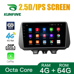 Автомобильный стерео-проигрыватель для HYUNDAI Tucson 2018-2020 Octa Core Android 10,0, автомобильный DVD GPS-навигатор, безъядерный головное устройство, радио