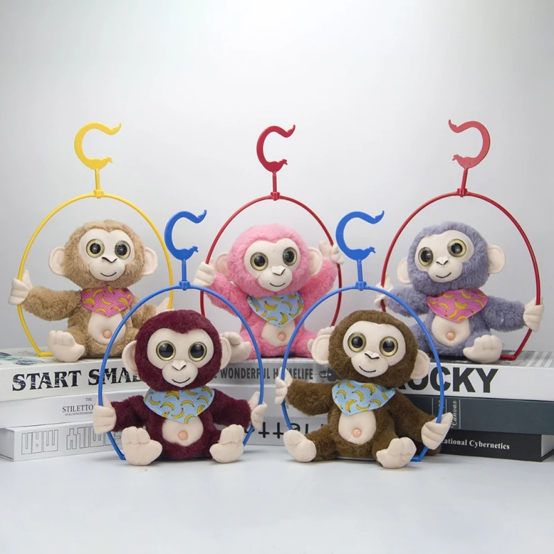 

Electric Plush Toy Monkey Speaking Repeat Swing Dacing Electronic Stuffed Animal Doll Kids Birthday Gift