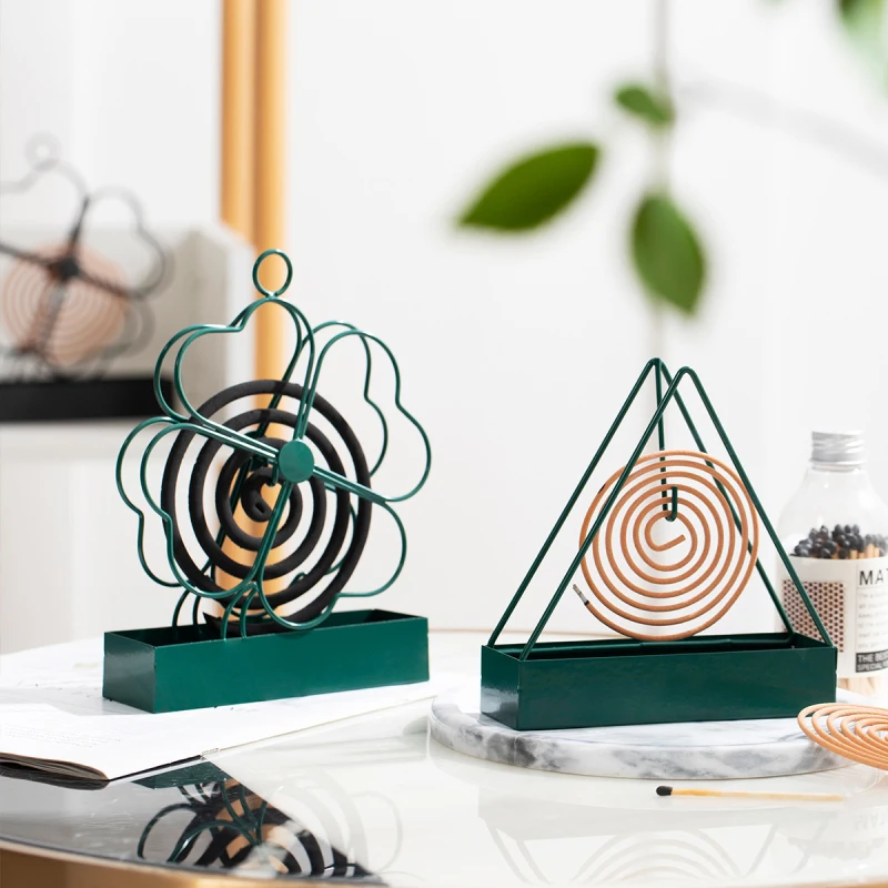 

Hanging Wrought Iron Mosquito-repellent Incense Holder Mosquito Coils Holder Home Decoration Sandalwood Mosquito Repellent