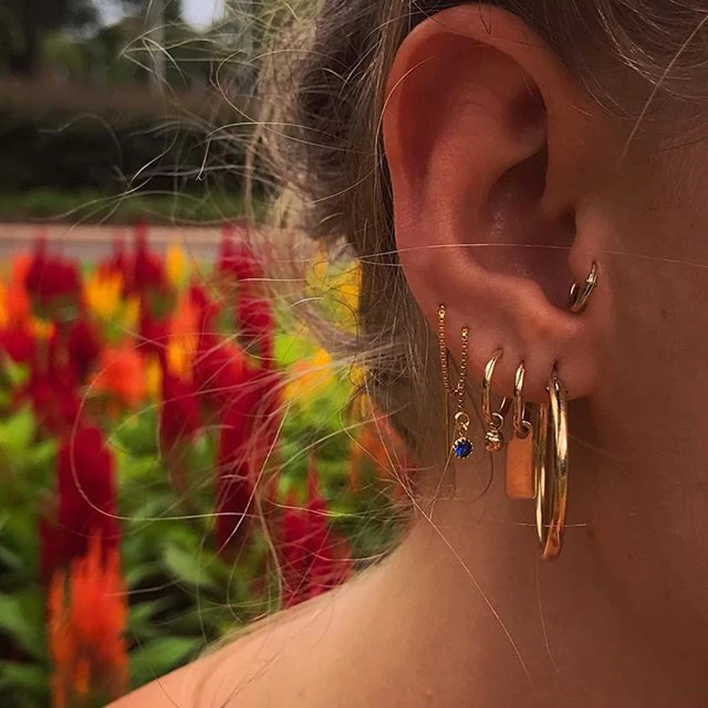 Набор женских серег-подвесок в стиле бохо Винтажные серьги-подвески с