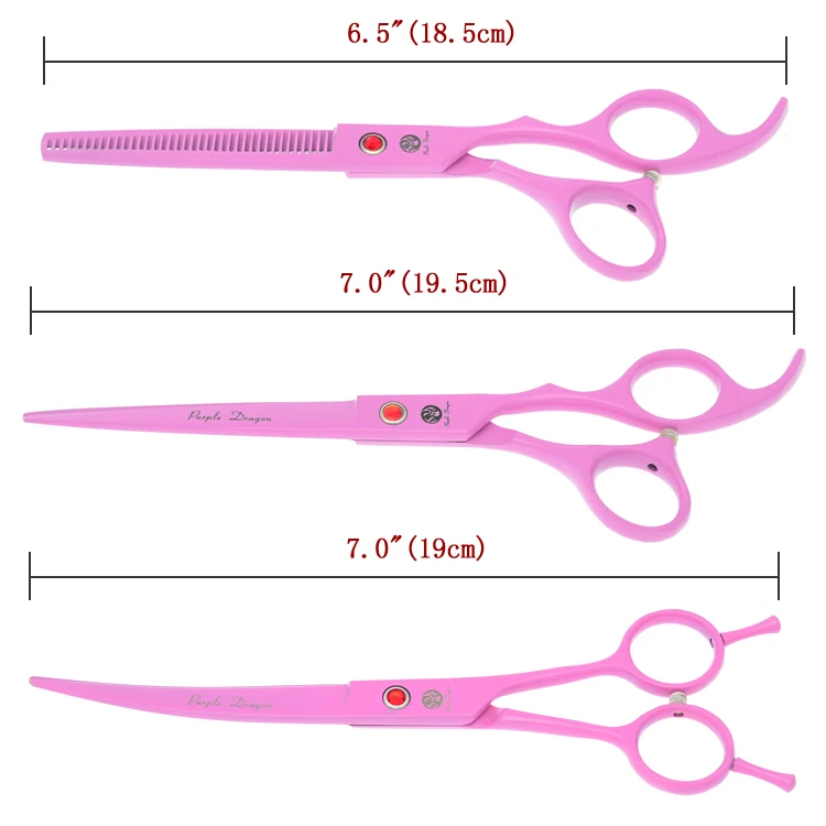 Фиолетовый дракон 7 0 &quotпрофессиональные ножницы для домашних животных ухода за