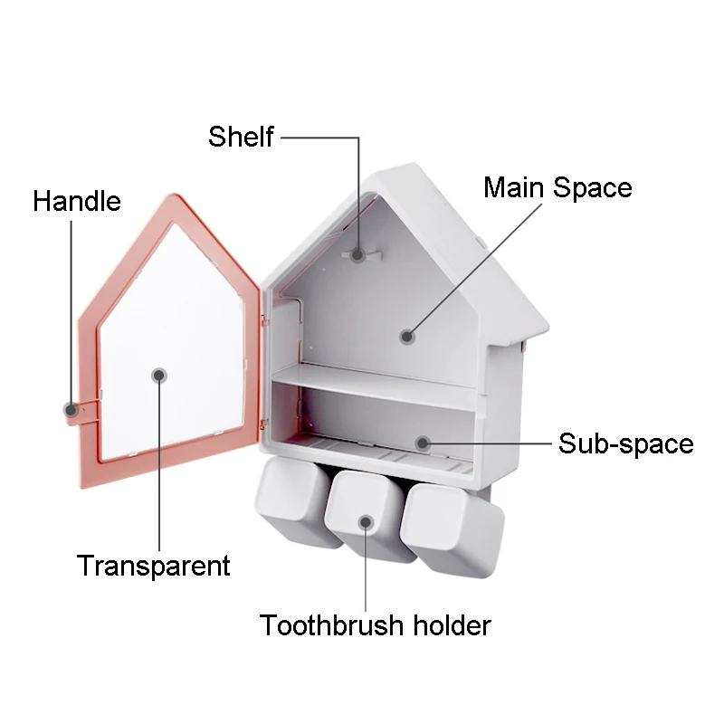 Многофункциональный настенный держатель для зубных щеток GOALONE|Наборы