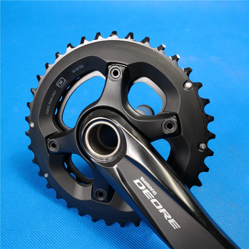Shimano Deore FC M60000 2x10 MTB пластина велосипеда и Bielas 26-36/38x28 T 170/175 мм 10 Hollowtech II пластина и Biellas с BB52