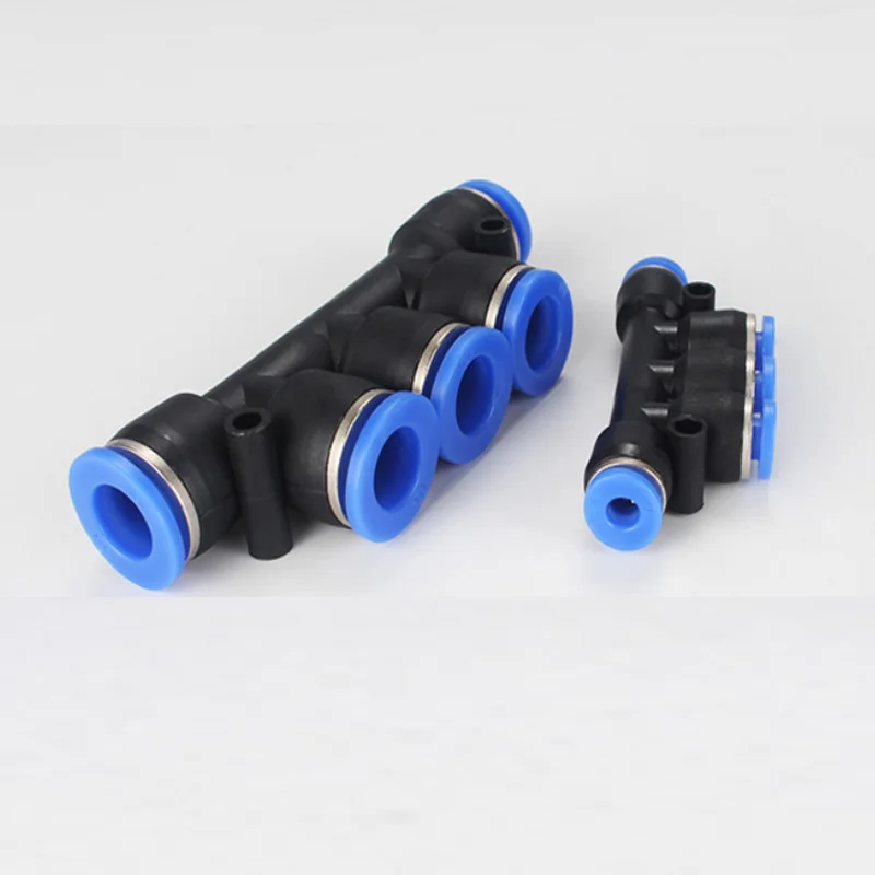 1Pcs Pneumatic Fittings PY/PU/PV/PE/HVFF/SA Air Water Pipes Connectors Direct Thrust 4 to 12mm/ PK Plastic Hose Quick Couplings |