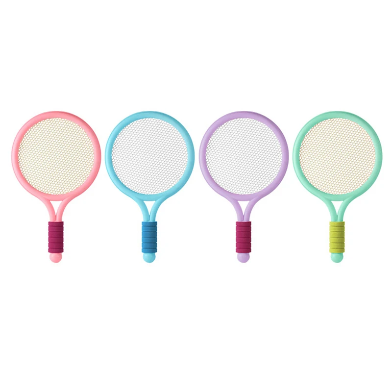 

Fun Children's Badminton Kit 2Pcs Rackets+2Pcs Shuttlecock Tennis Indoor Outdoor Casual Play Game Parent-child Interactive Toy