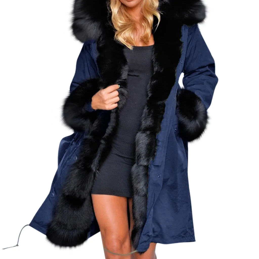 Новинка 2020 зимнее женское пальто и куртка с капюшоном меховым воротником