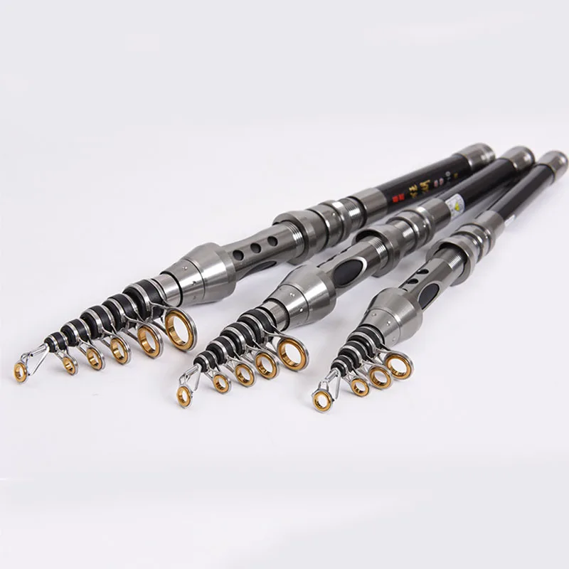 Ультракороткая телескопическая мини удочка из углеродного волокна 1 5/1 8/2 1/2 4