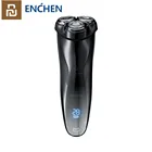 Youpin Enchen BlackStone 3 электробритва 3D тройное плавающее лезвие бритвенные головки мужские бритвы для лица триммер для бороды