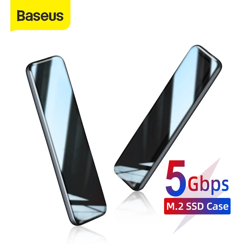 Baseus M2 SSD чехол M.2 к USB Type C 3 0 Корпус жесткий диск для NGFF SATA M/B Ключ коробка Caddy|Корпус