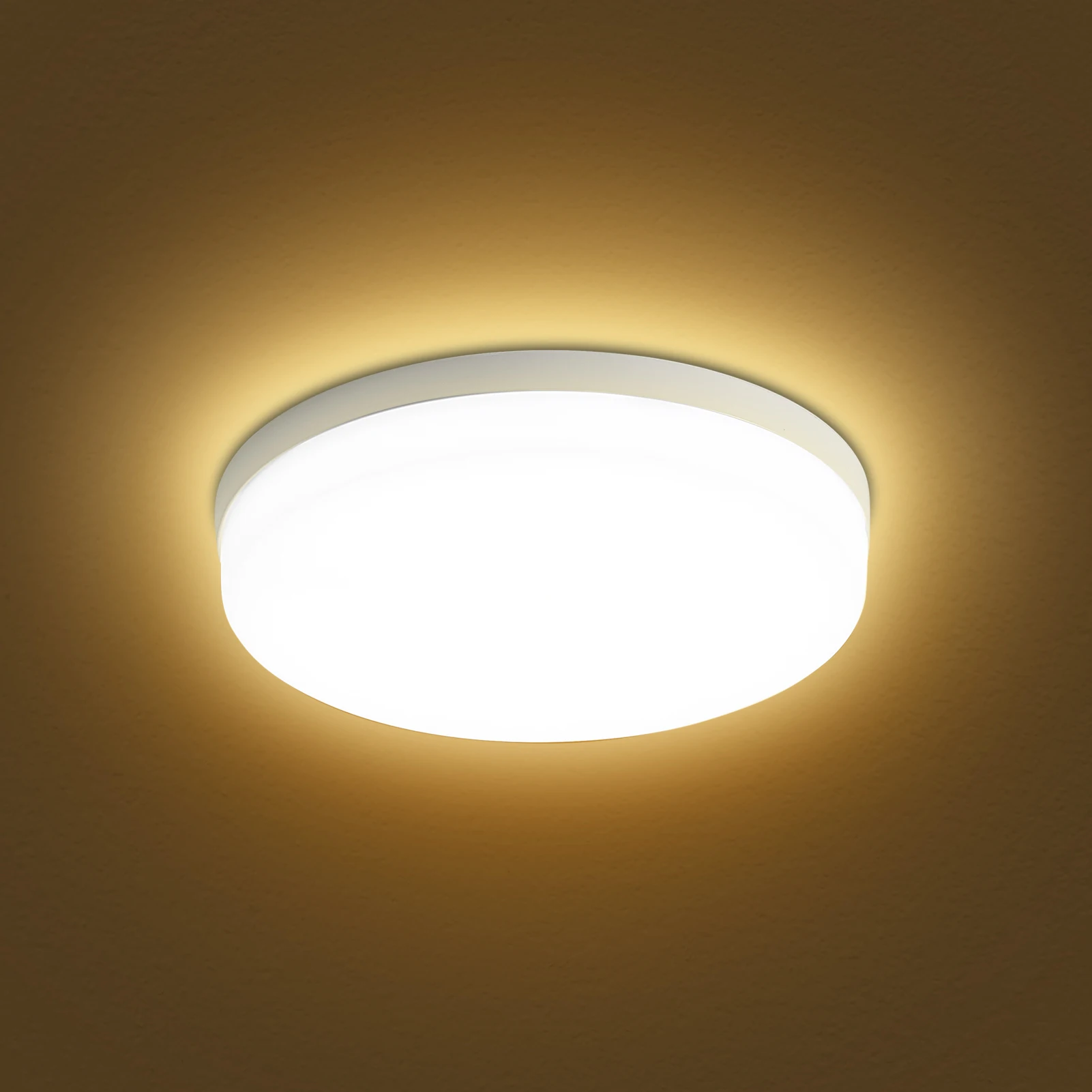 

AC85-265V LED Ceiling Light 18W 24W 36W 48W Flush Mounting Round Ceiling Lamp for Kitchen Bedroom Hallway Warm Light White Light