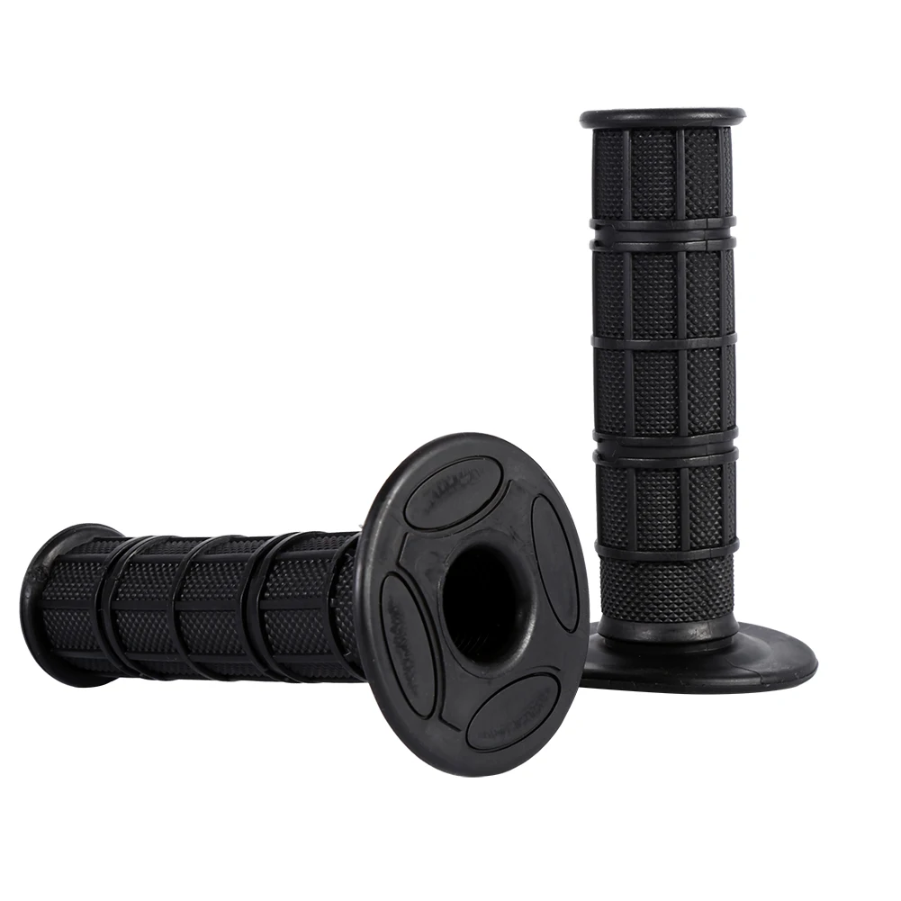 

22mm 7/8" Silicone Soft Handle Bar Hand Grips for Pit Dirt Bike Motorcycle Black