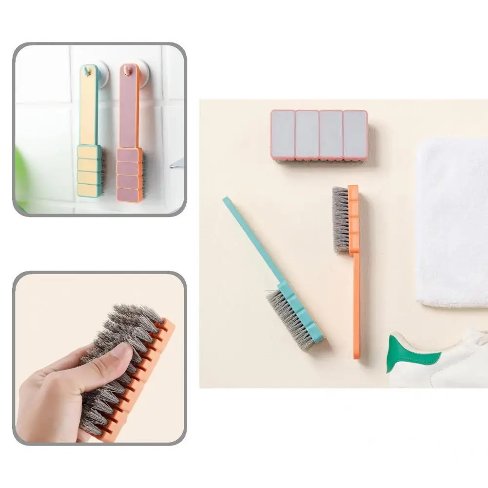 

Non-Slip Fashion Comfortable Grip Duster Brush PP Shoes Cleaning Brush Hanging Hole for Daily Life