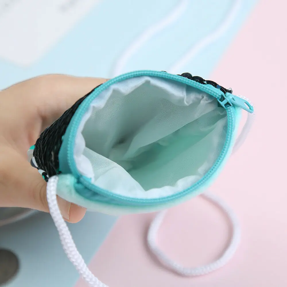 

Women Mermaid Tail Sequins Coin Purse Girls Crossbody Bags Sling Money Change Card Holder Wallet Purse Bag Pouch For Kids Gifts