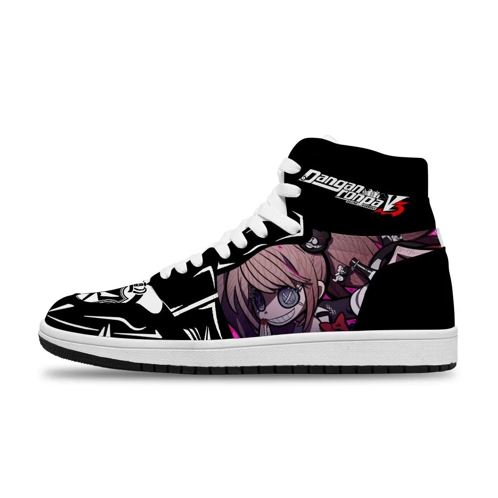 

2021 Japanese Hot Anime Danganronpa Diy Customized Sports Non-Slip Leisure Shoes For Boys Unisex Fashion Sneakers