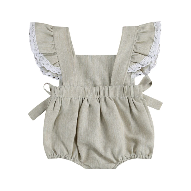 Комбинезон для девочек с радужной вышивкой Летний комбинезон без рукавов