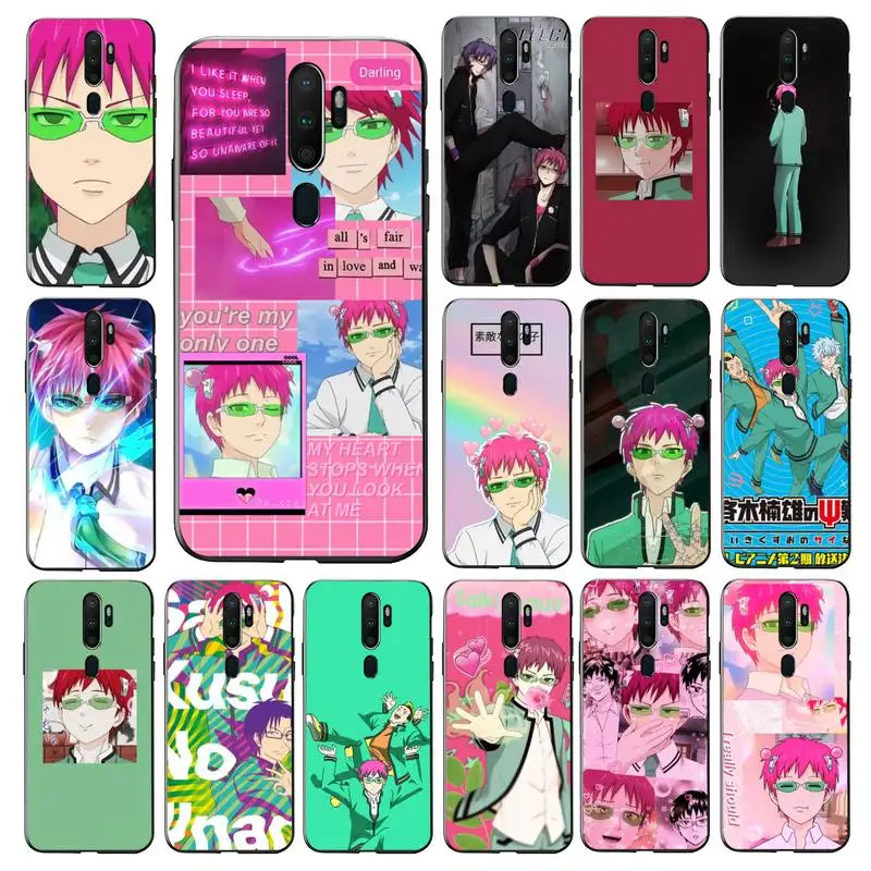 

MaiYaCa The Disastrous Life of Saiki K Saiki Kusuo Poster Phone Case for vivo Y91C Y11 17 19 53 81 31 91 for Oppo a9 2020