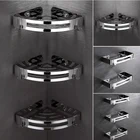 Угловая полка для душа, 13 слоев, для ванной, шампуня, душа, держатель, нержавеющая сталь 304, не требует перфорации, кухонный Трипод, угловая подставка