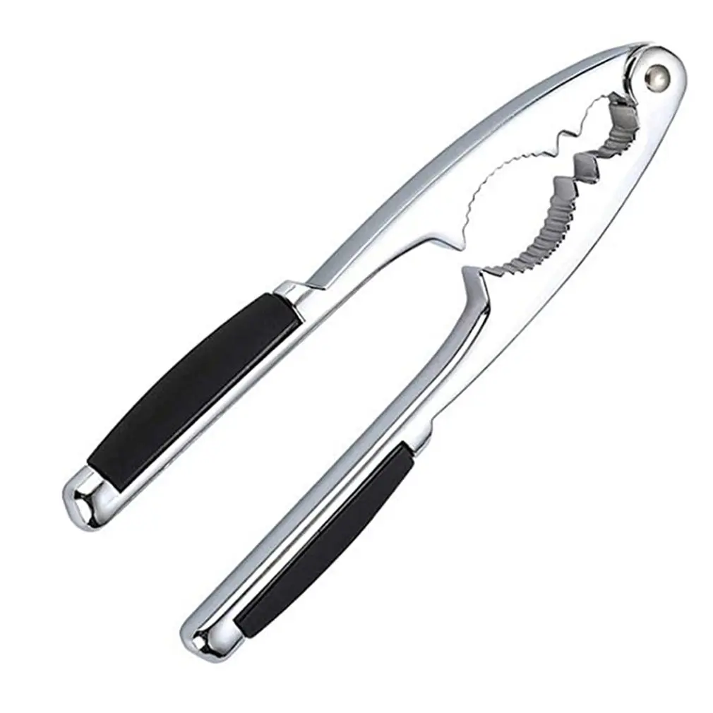 

Non-Slip Bottle Opener With Rubber Handles Nut Opener 16.5cm Thick For Seafood Lobster Shell Hazelnut Crab Walnut