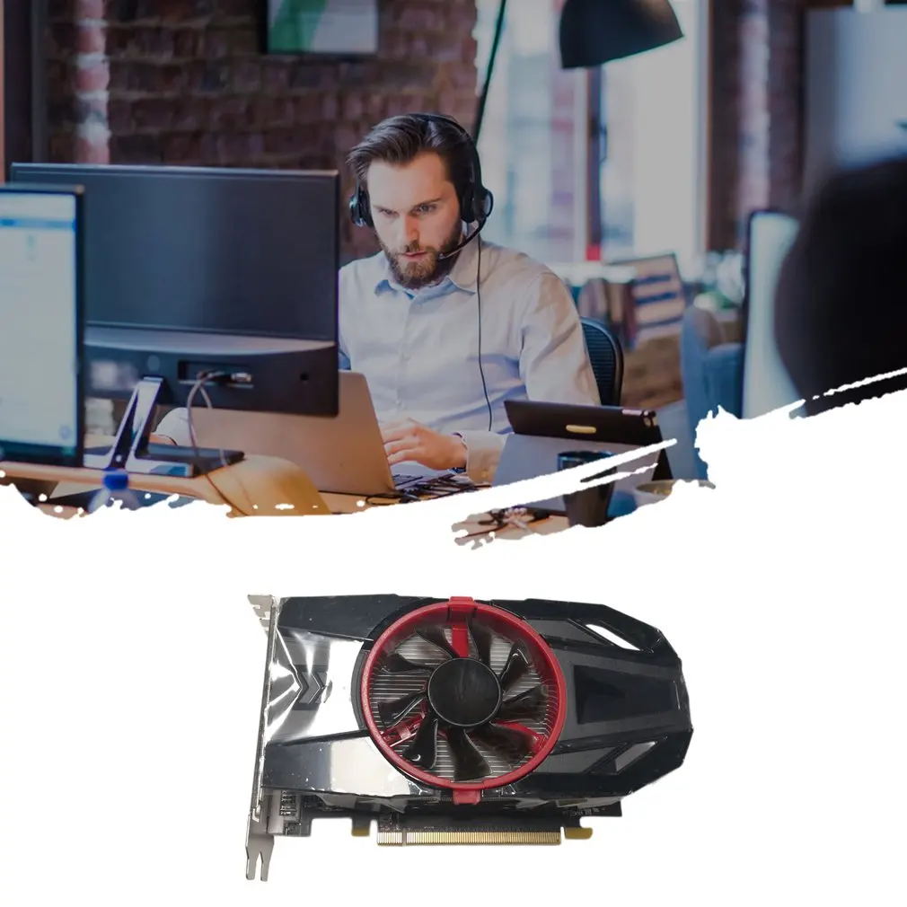 

High Definition HD7670 Desktop Computer Game Graphics Card 4GB High Performance Independent Game Graphics Card