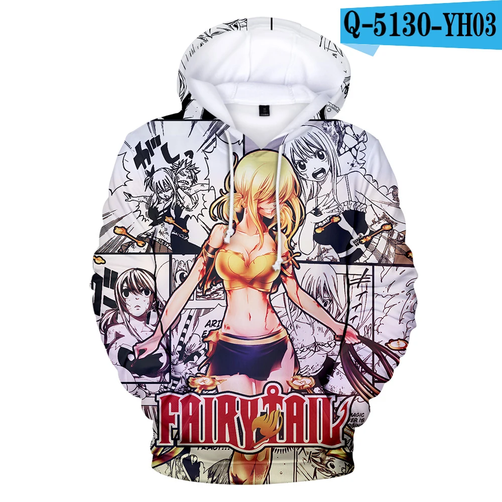

Trendy Unique Fairy Tail 3D Hoodies Men Women Autumn And Winter Popular Japanese Anime Sweatshirts Harajuku Hip Hop Pullovers