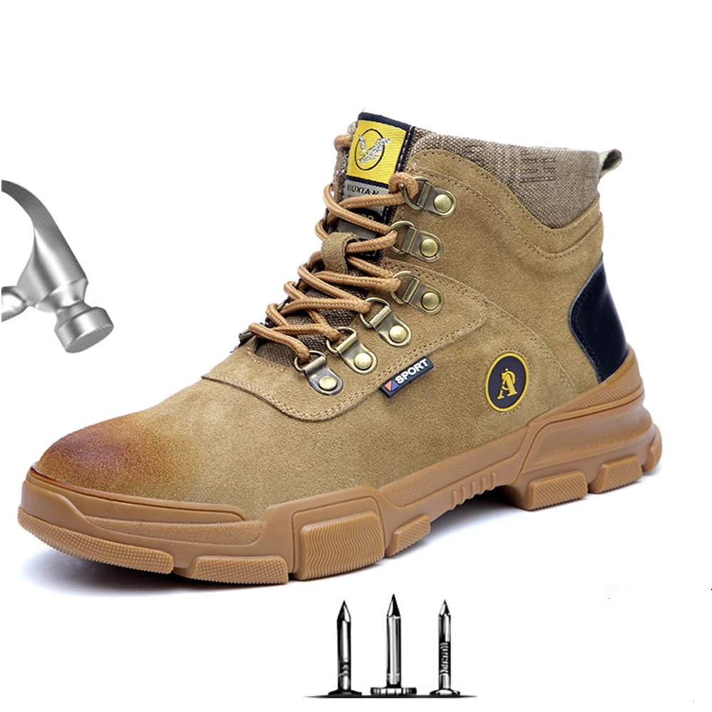 

Зимняя мужская защитная обувь, стальной носок, спортивная обувь, безопасная рабочая обувь, модная наружная рабочая обувь для мужчин
