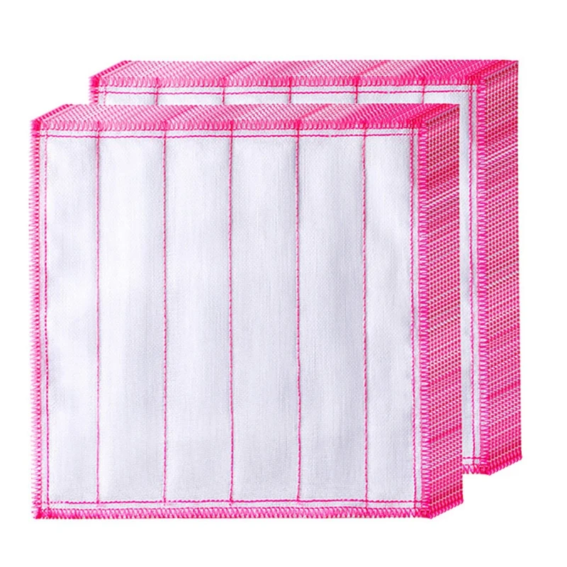 

Kitchen Towels 8 Layers Cotton Dishcloth Super Absorbent Non-Stick Oil Reusable Cleaning Cloth Kitchen Daily Dish Towels