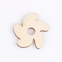 flower shape mascot laser cut christmas decorations silhouette blank unpainted 25 pieces wooden shape 0881