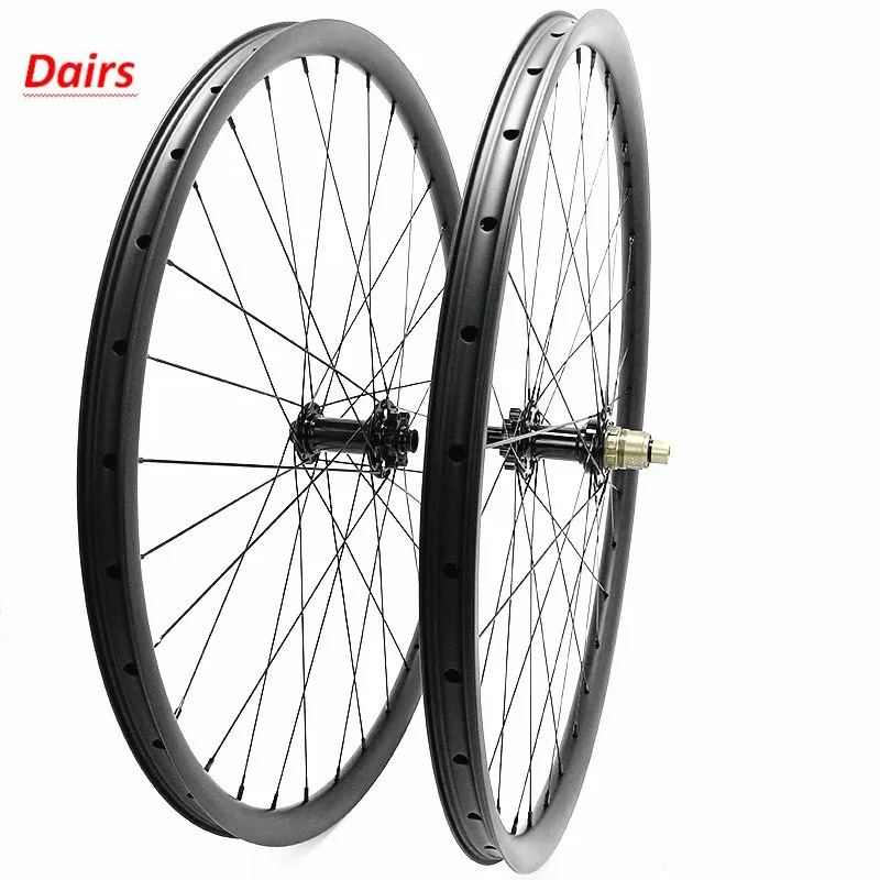 29er carbon mtb disc wheels 35x25mm Asymmetry powerway M82 boost 148x12 110x15 bike 1423 spokes bicycle wheelst | Спорт и